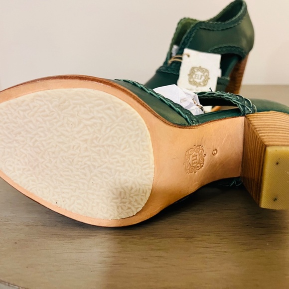 Bali Elf Spirit Walker Fairy Boho Stacked Heel Leather Booties Size 7 - Picture 4 of 13